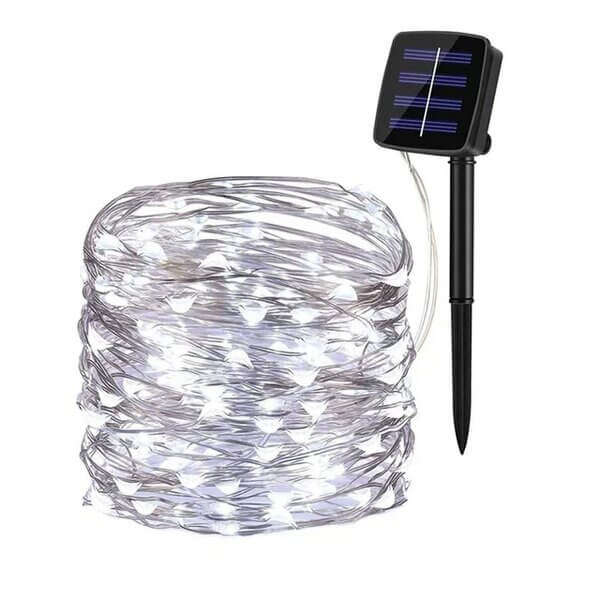 12m 100 LED Solar Color Light Strip
