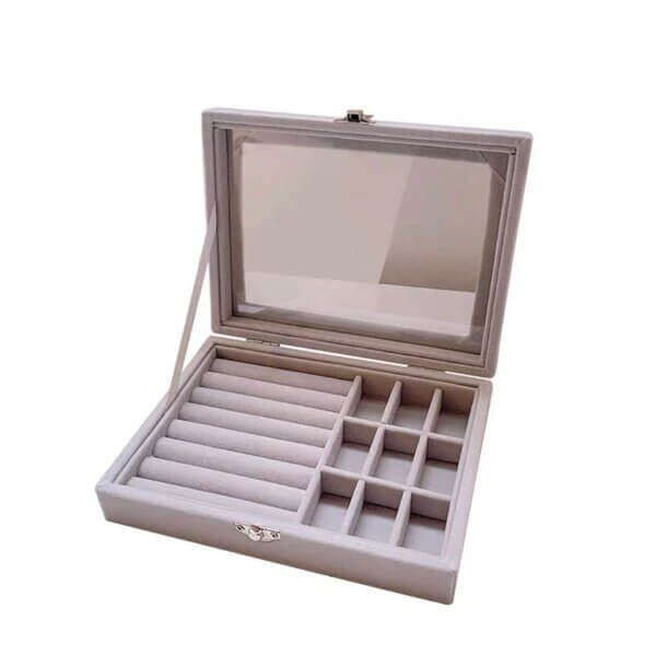 Multiple Compartments Jewelry Storage Box