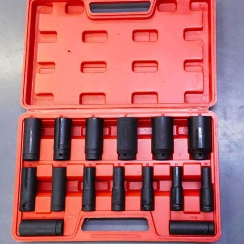 15pc 1/2 Impact Socket Set