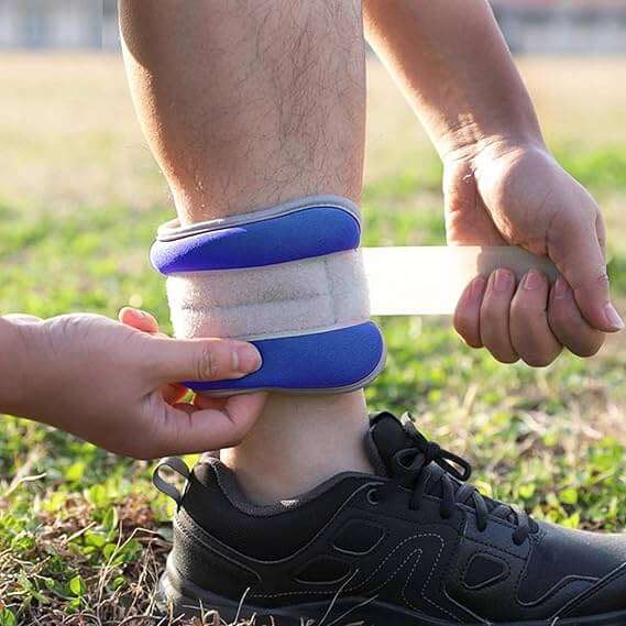 2Kg Compact Ankle and Wrist Weight Cuff