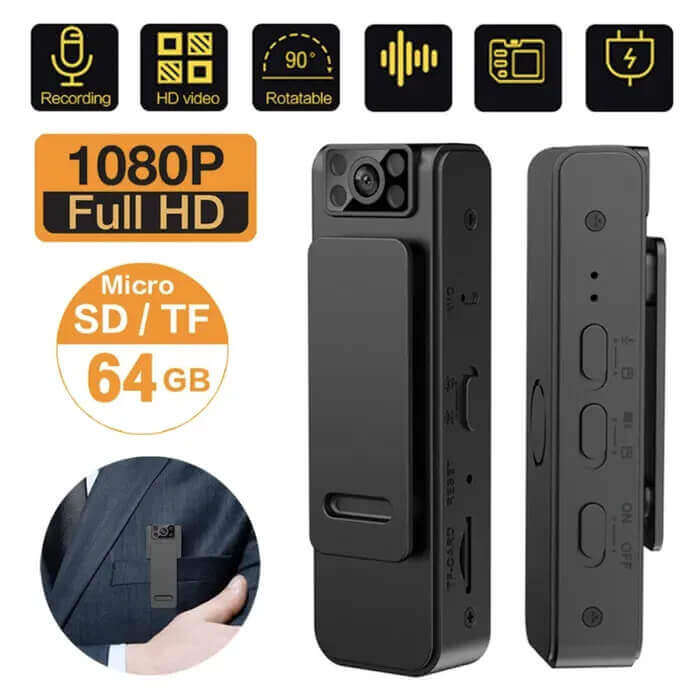 Wearable Body Spy Camera
