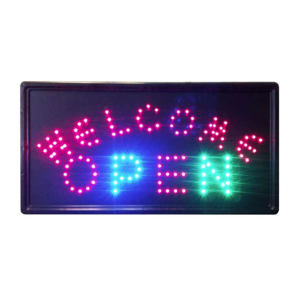 Welcome Open LED Sign Board