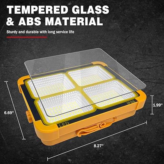 Rechargeable LED Solar Work Light