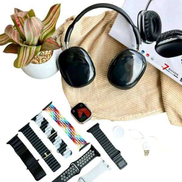 Smartwatch Set with Headphones