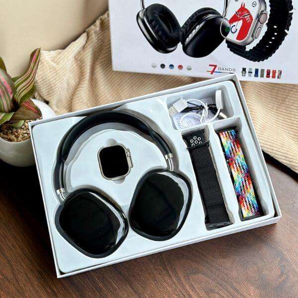 Smartwatch Set with Headphones