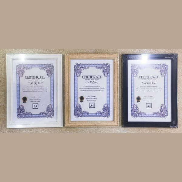 A4 Certificate Frame