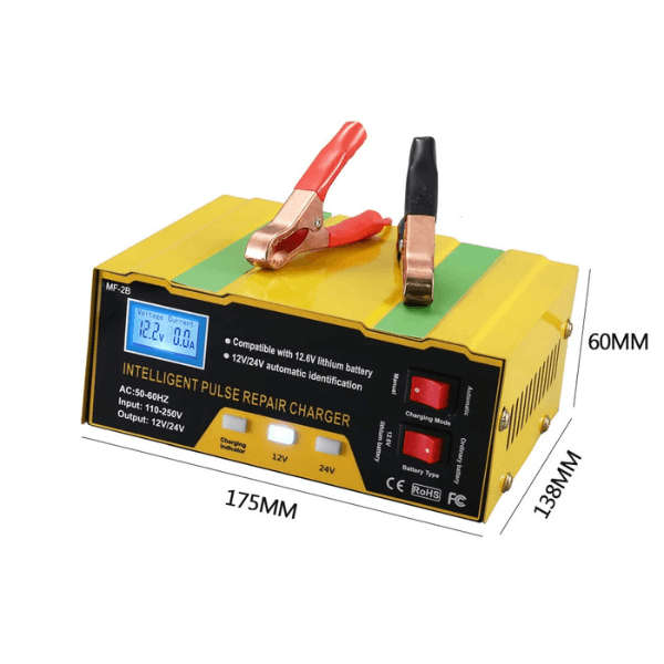 12V 24V Heavy Duty Smart Car Battery Charger