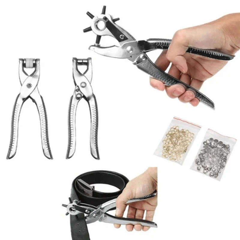 2 Piece Leather Punch and Grommet Tool Kit