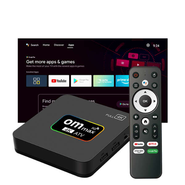 OM Max 4K Android TV Box