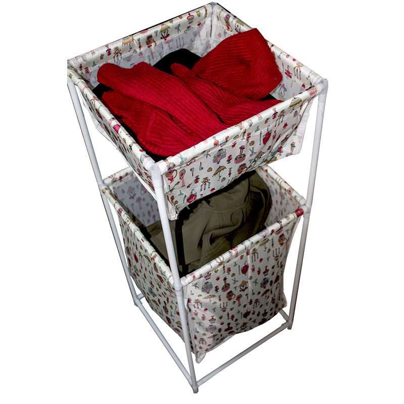 Double Layer Dirty Laundry Basket