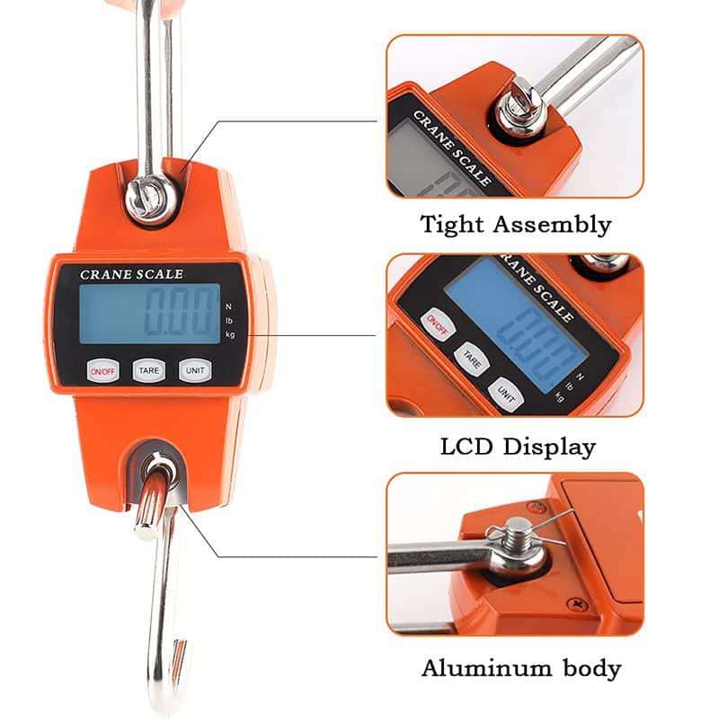 300kg Portable Mini Crane Hanging Scale