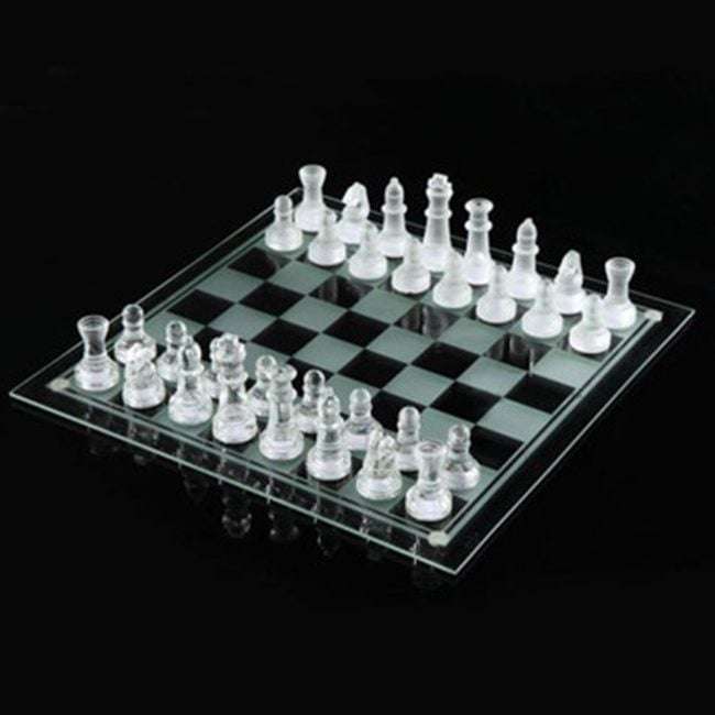 Glass Chess Set Small