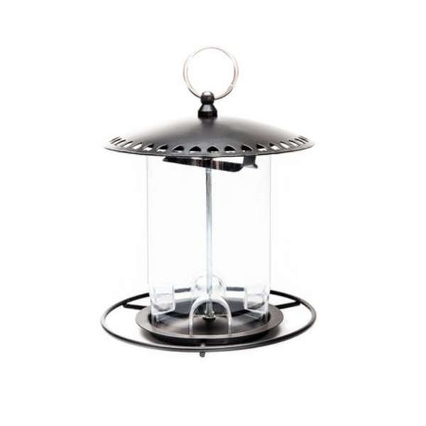 Bird Box Bird Feeder - Black (18,5cm X 17,5cm X 17,5cm)