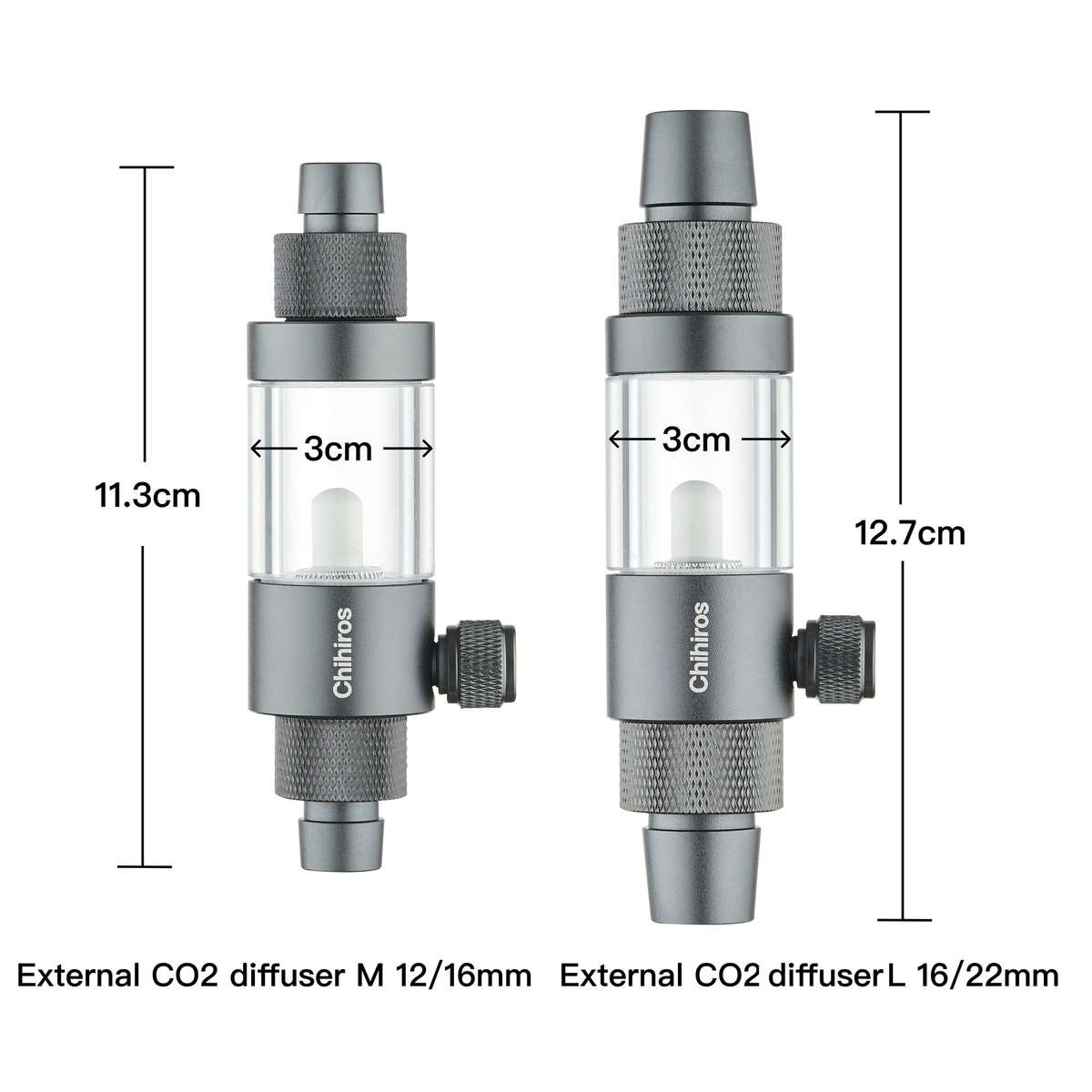 Chihiros External CO Diffuser  Inline Atomizer (M & L Variants)