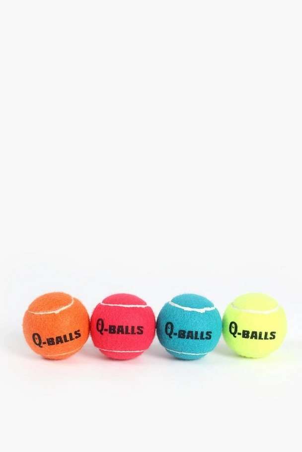 Q-Balls Squeaky Tennis Ball (50mm & 64mm Variants)