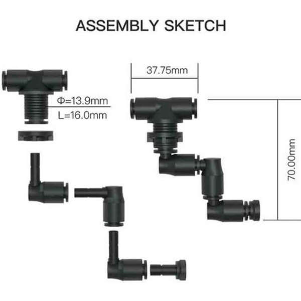 MIUS Little Bone Series Sprinkler Mist Nozzle