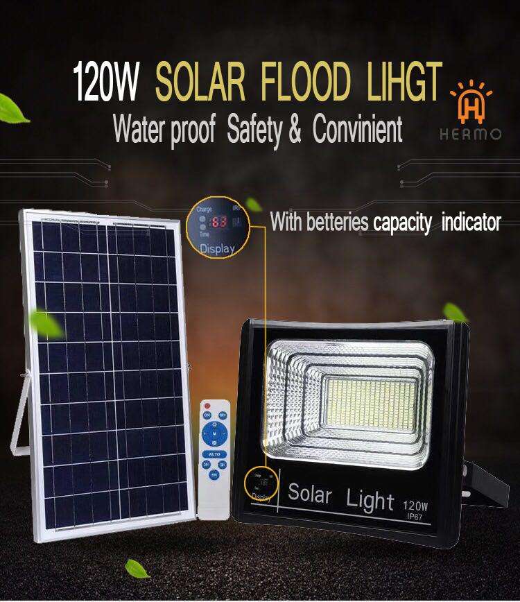 120W Solar Flood Light