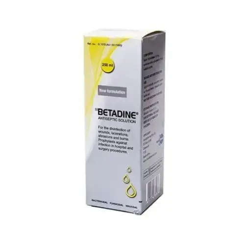 BETADINE ANTISEPTIC SOL 250ML