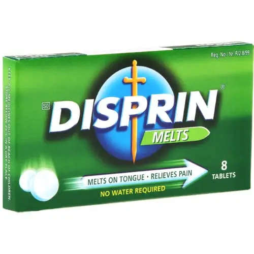 DISPRIN MELTS 300MG TABS 8