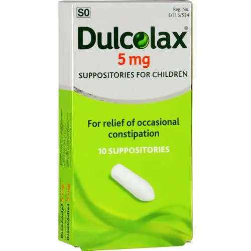 DULCOLAX   SUPPS 10 PAED