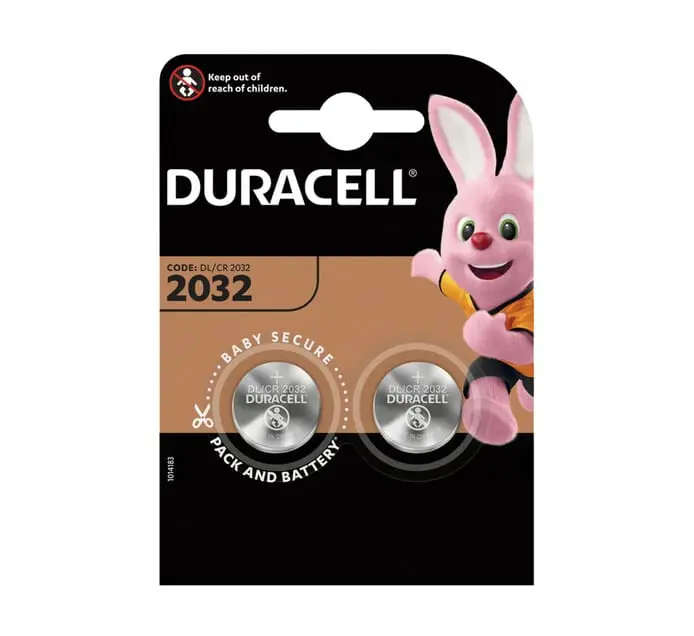 DURACELL BATT LITH MES 2-LM2032