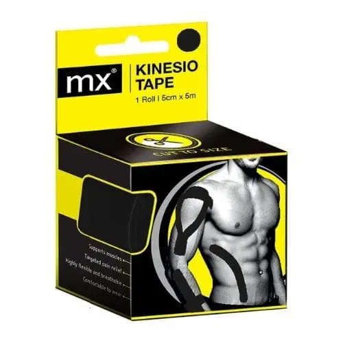 MX KINESIO TAPE 5CM BLACK