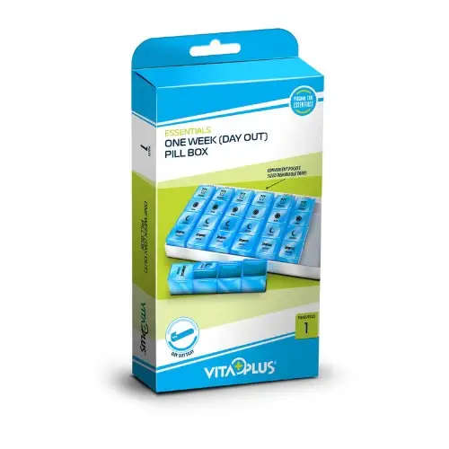 VITAPLUS PILL BOX ONE WEEK (DAY OUT)