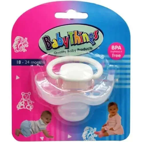 BABY THINGS PACIFIER 18-24 MTH BTERFLY