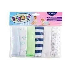 BABY THINGS WASHCLOTH 6PCS