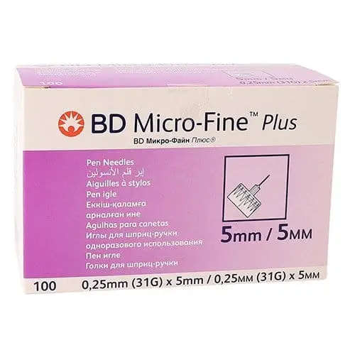 BD MICROFINE PEN NDLE  5MM(31G) 100