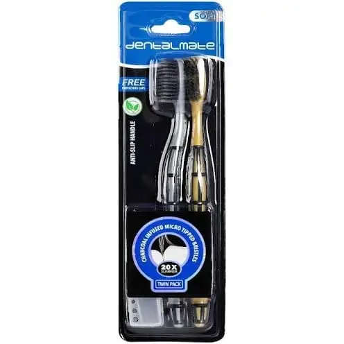 DENTALMATE TBRUSH W/CAP ULTRA SOFT 2