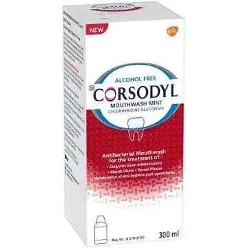 CORSODYL ALCOHOL FREE MINT 300ML