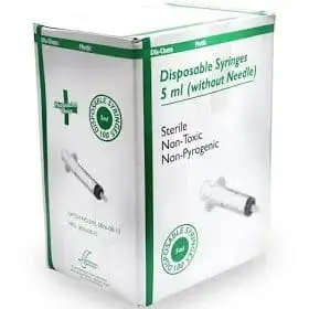 SYRINGE 5ML NO NEEDLE 1 37576