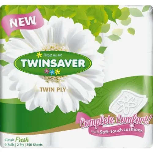 TWINSAVER TROLLS 2PLY 9 WHITE