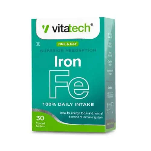 VITATECH IRON COMPLEX TABS 30