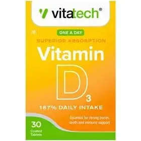 VITATECH VITAMIN D3 TABS 30