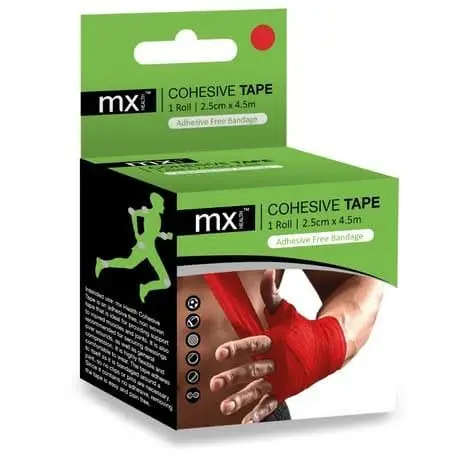 MX COHESIVE TAPE  2.5CM RED