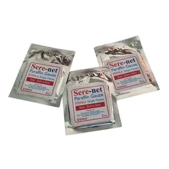 SERENET PARAF GAUZE 5X5CM 5