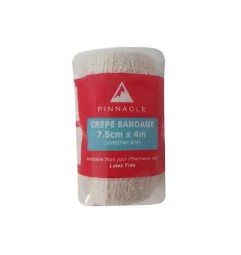PINNACLE BANDAGE CREPE  75MM
