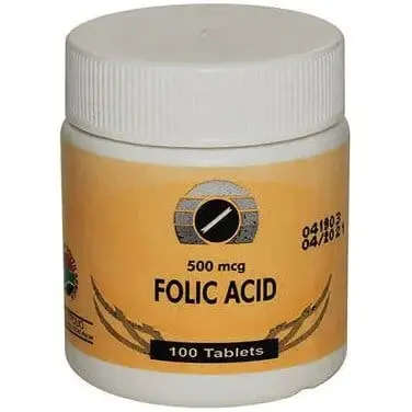 FOLIC ACID 0.5MG TABS  100 (PFP)