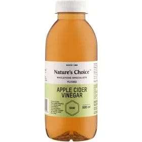 NATURES CHOICE APPLE CIDER VINEGAR 500ML