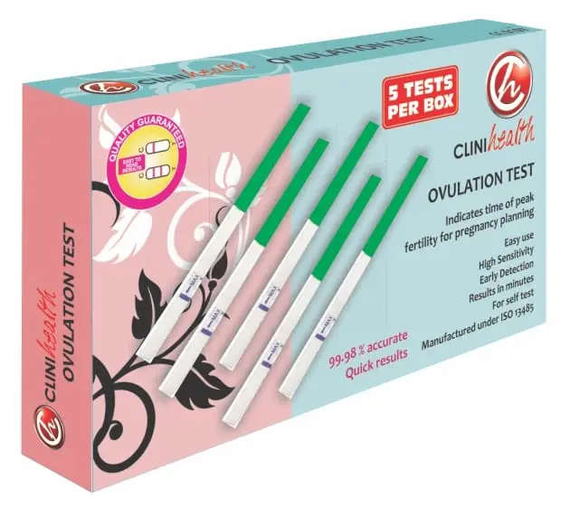 OVULATION TEST 5 CLINIHEALTH