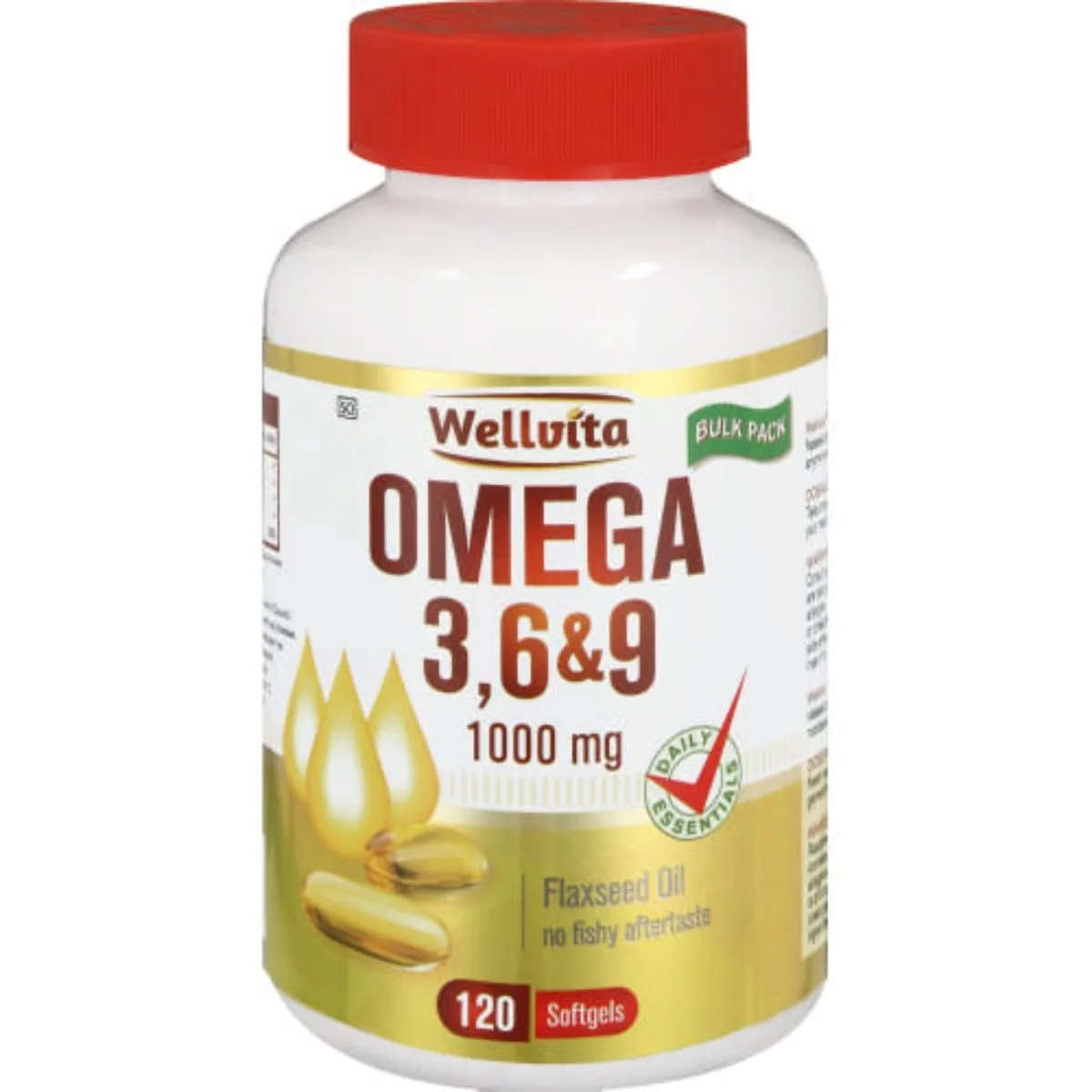 WELLVITA OMEGA 3 6 & 9 1000MG 120 SOFTGE