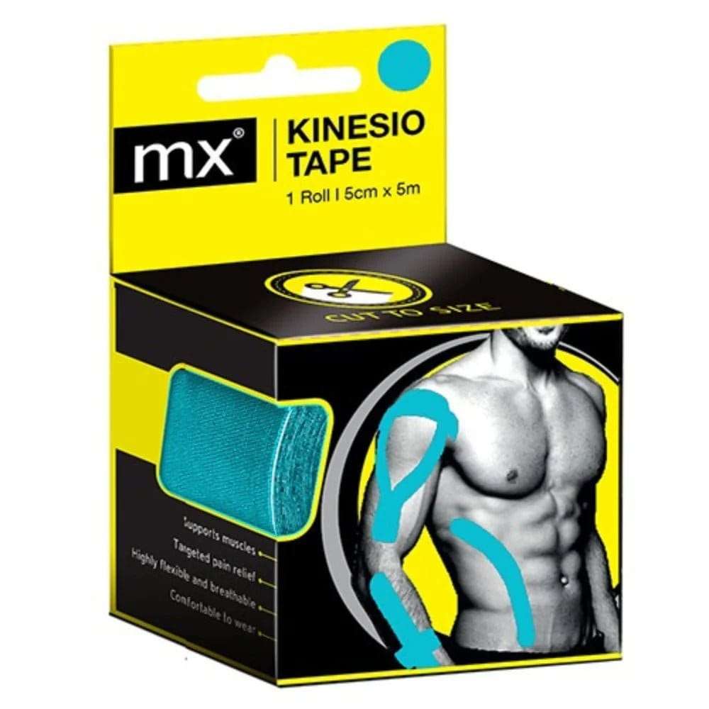 MX KINESIO TAPE 5CM X 5M AQUA