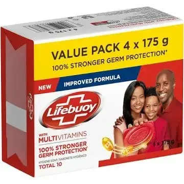 LIFEBUOY SOAP 175G 4 TOTAL