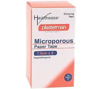 MICROPOROUS PAPER TAPE 7.5CMX5MM H/EASE