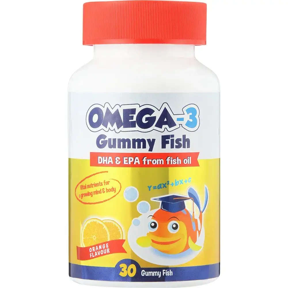 OMEGA-3 30 GUMMY FISH ORANGE