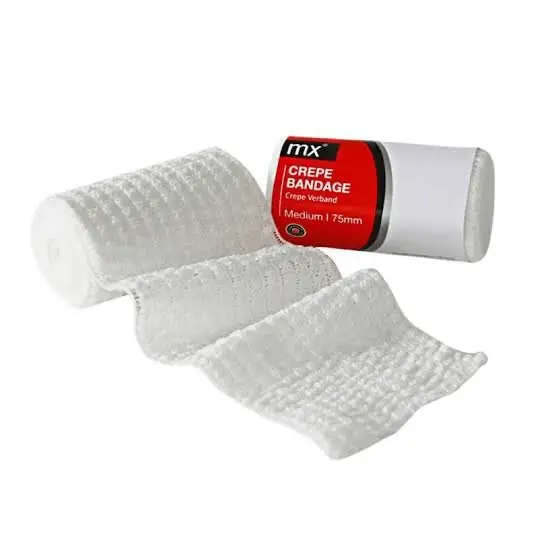 BANDAGE CREPE 100MM 4.5M CLIPS