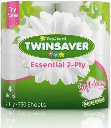 TWINSAVER ESSENTIAL 2PLY 4