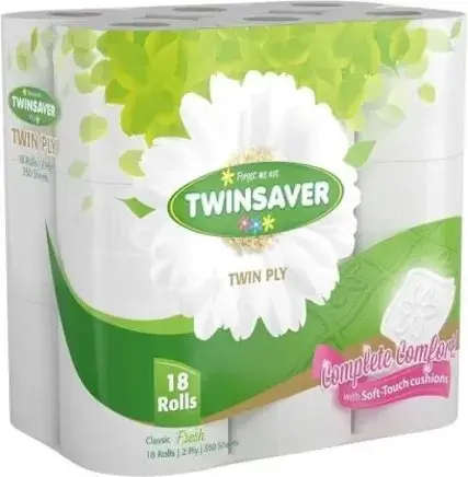 TWINSAVER TROLLS 2PLY 18 WHITE